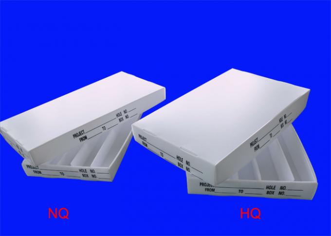 HQ 시추암 심 상자는 왁스된 카드보드 박스 보다 더 잘 방수막 플라스틱 시트로 만들었습니다